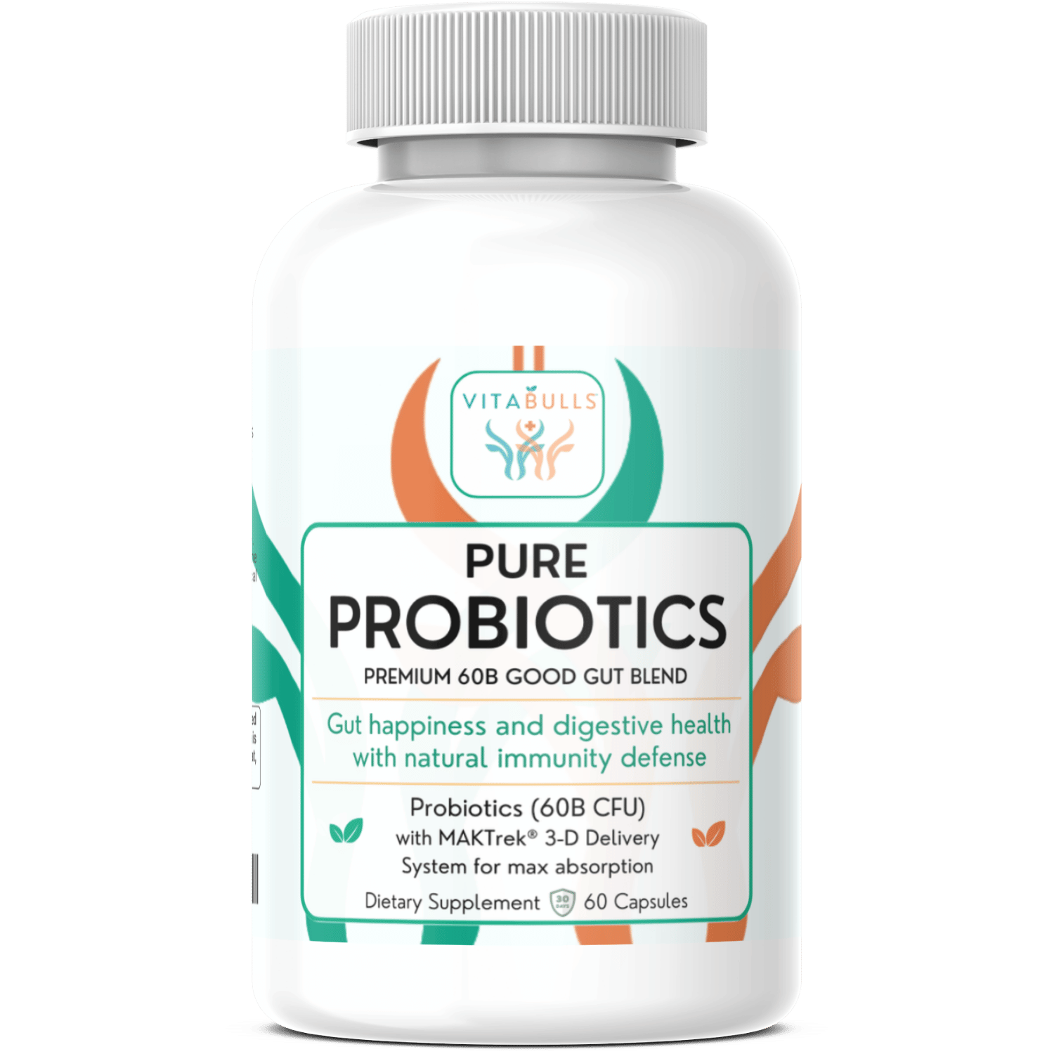 PURE PROBIOTICS Premium 60B Good Gut Blend